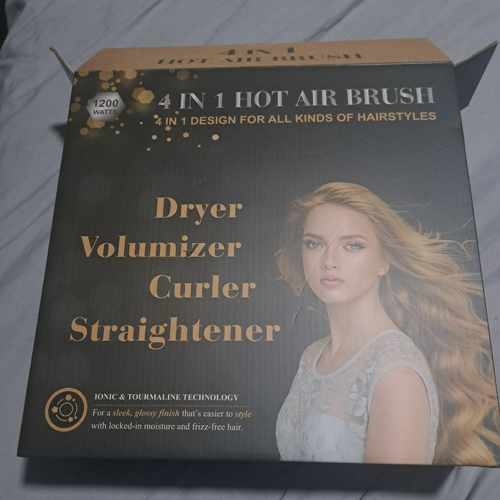 4-in-1 Hot Air Brush - Black